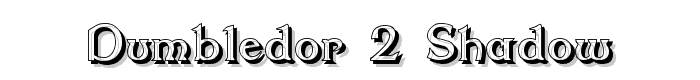 Dumbledor 2 Shadow font